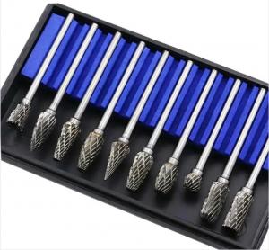 China Tungsten Carbide Cutting Burs Solid Rotary Carbide Burr Set for Grinding on sale