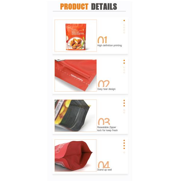 CPP Doy Pack Pitted Dates Printed Zip Lock Food Packaging Bags With Butterfly Ziplockk