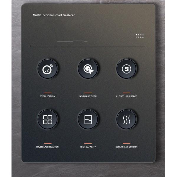 Household Dry and Wet Separation Double-layer Commercial Large Capacity Classification Intelligent Induction Stainless Steel Tra