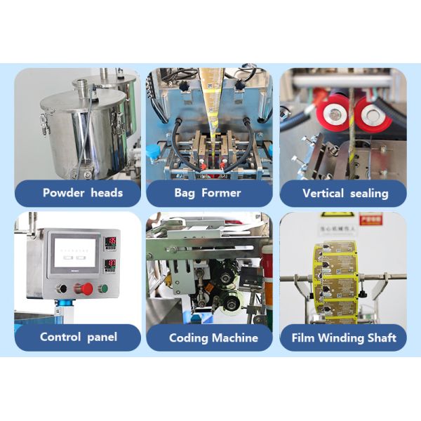 PLC Control Auto Electric Packing Machine 2KW For Protein Drinks Liquid Food
