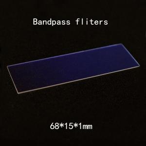 Buy cheap 40/20 690nm Edmund JGS1 Optics Bandpass Filters 68*15*1mm product
