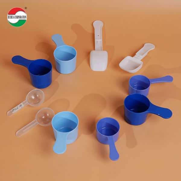 Factory Supply Eco-Friendly Protein Powder Scoop Food Grade PP Measuring Spoon Custom Logo White Plastic
