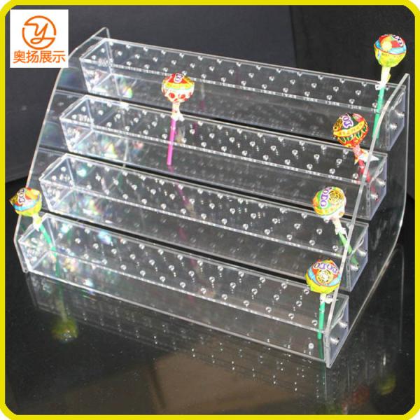 New product customized clear acrylic lollipop candy display stand