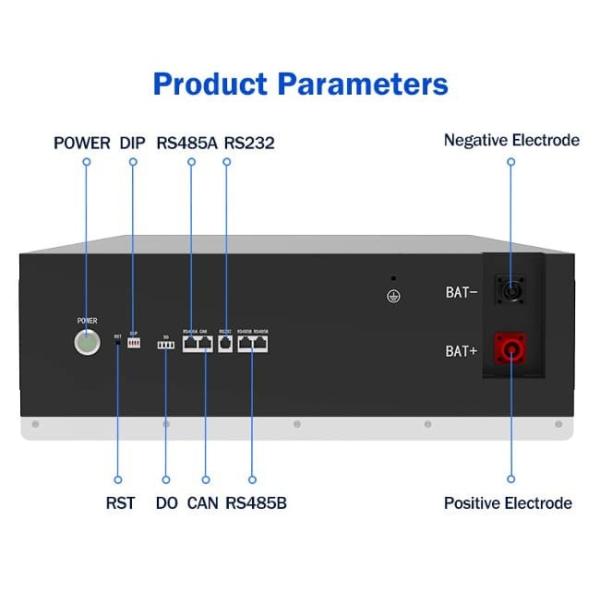 14.3kwh stackable Lithium Ion Battery 280Ah 51.2V Energy Storage Lifepo4 Battery