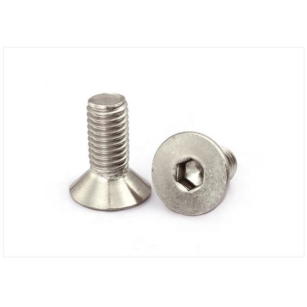 Stainless Steel Allen Driver Flat Head Screw DIN7991/ Hex Socket Countersunk Head Machine Screw