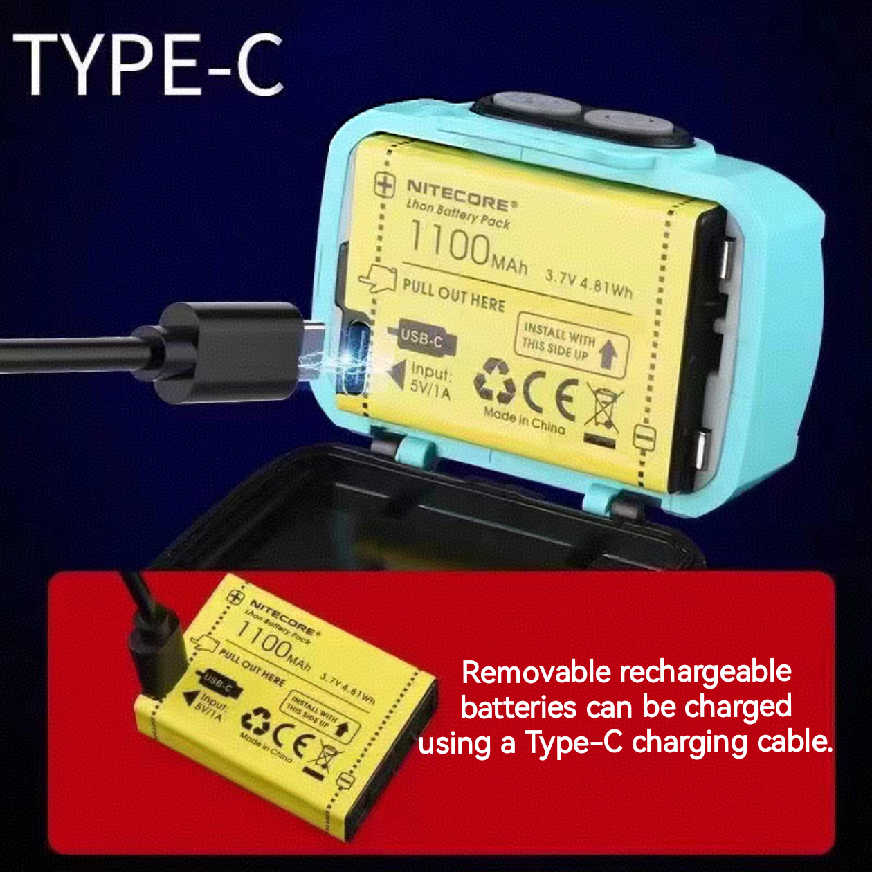 Factory Sales Outdoor LED Lighting Tools Camping Emergency Lamp Replaceable Rechargeable Battery Super Bright Head Lamp
