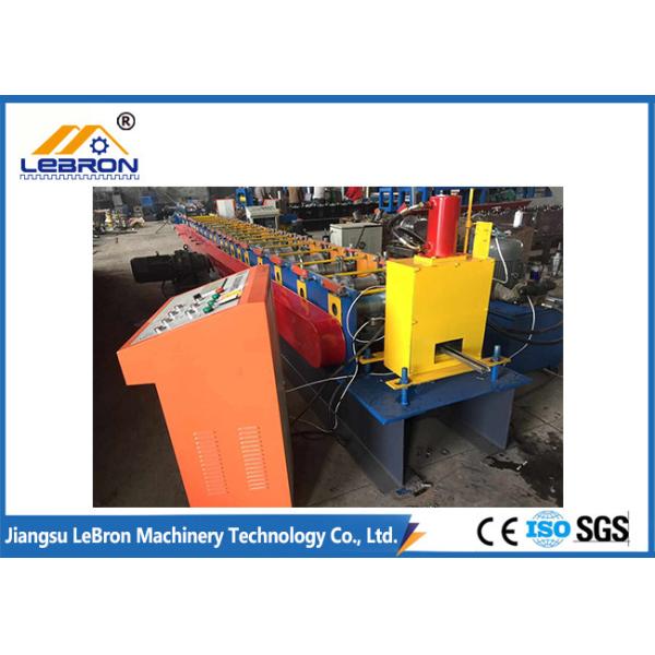 GI GP Material Strut Channel Roll Forming Machine , Metal Roll Forming Machine