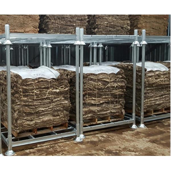 Heavy Duty Steel Wire Mesh Nestainer Storage Racks 1000kg Loading Capacity 4 Level Stackable