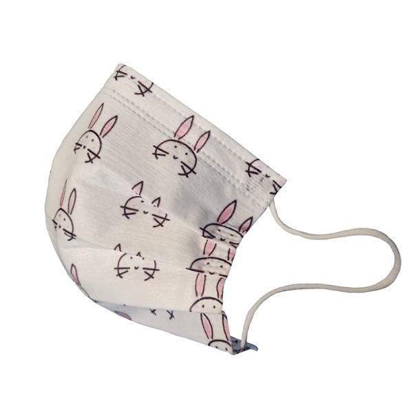 Disposable Non Woven Printed Face Mask With Ear Loop Highly Breathable