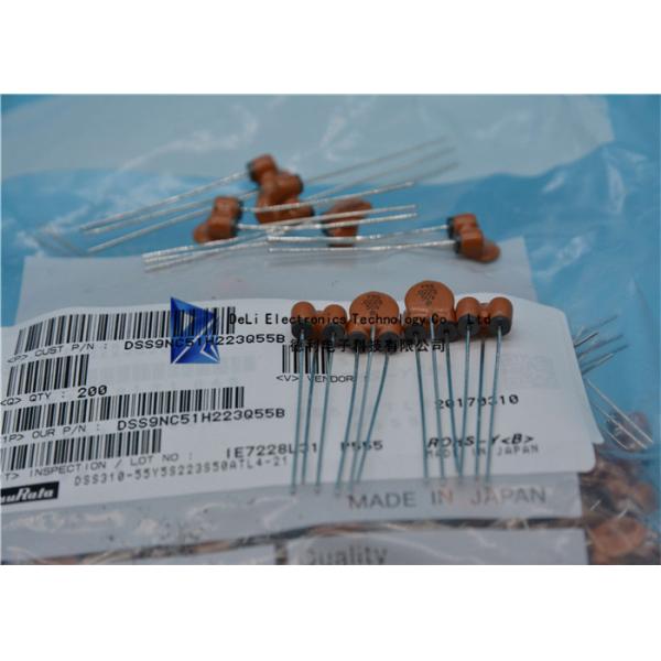 DSS9NC51H223Q55B Ferrite Bead 3 Terminal Capacitor 22000PF 10mm Diameter