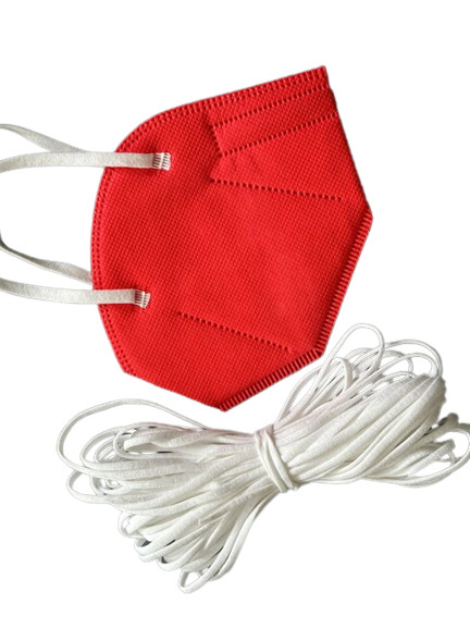 3.5mm 5mm Elastic Ear Bands Polyester Spandex Flat Earloop MSDS