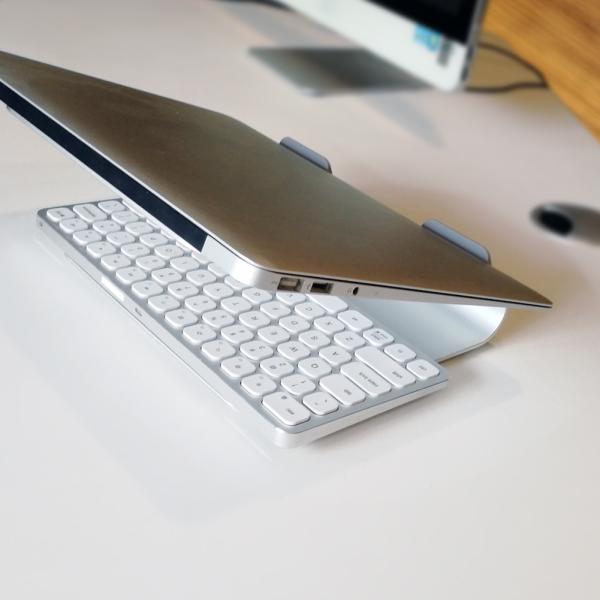 240mm Length Aluminum Alloy Rubber 360 Degree Laptop Stand 650g