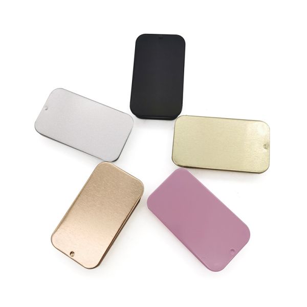 Sliding Metal Candy Tin Cans Box Customization Mint Sugar Container Packaging