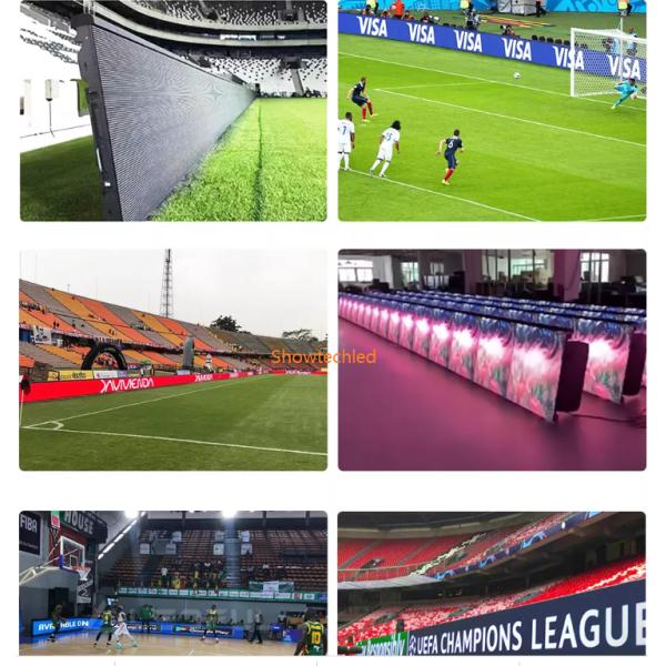 HDMI Outdoor Sports Ground Advertising Boards High Definition LED Display 780W/M2