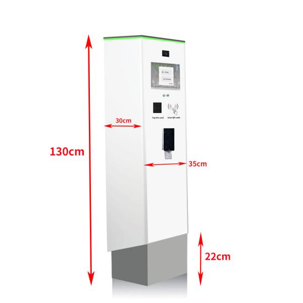 Parking Ticket Kiosk with NFC Card Reader QR Code 10.1-inch Exit Ticket Machine