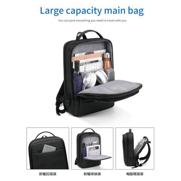 Factory wholesale USB Charging bagpack Notebook waterproof Laptop Back pack leisure travel Backpack bag school backpack
