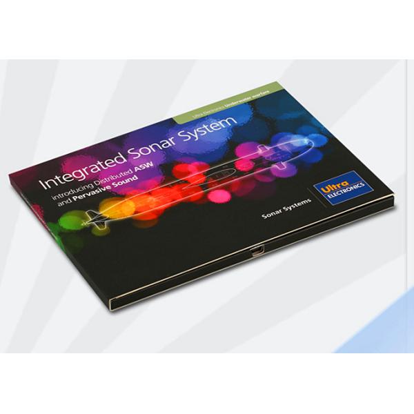 7 Inch TFT Screen LCD Video Mailer Coating Paper With 256MB Memory