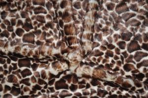China 530gsm Leopard Print Polyester Fabric For Unique Fashion 100% Polyester Fabric on sale