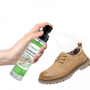 China Custom Liquid Shoe Fabric Deodorant Spray Private Label  100ml on sale