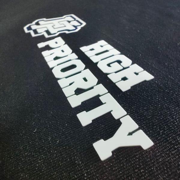 Embossed 3D Silicone Heat Transfer Emblems Transfers Customized