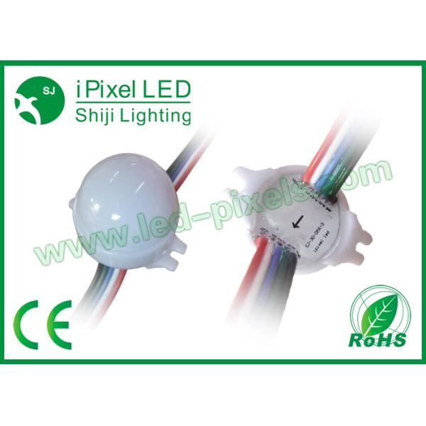 Milky White Case 30mm LED Point light 3pcs smd5050 Digital Pixel light