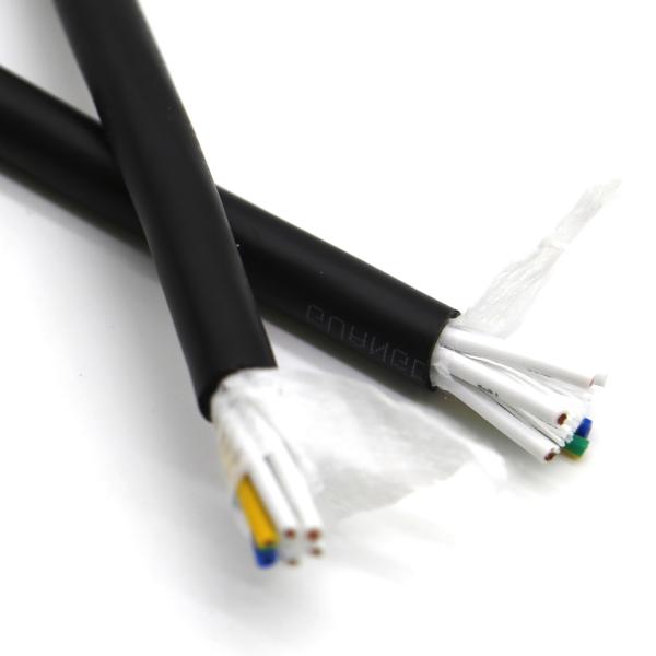 Multicore Flexible Stranded Electric Copper Conductor Wire , TRVV Cable For Robot