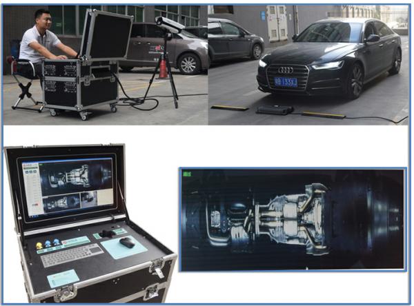 Unlimited Length of Car Area Scan Mobile Under Vehicle Surveillance System UVSS