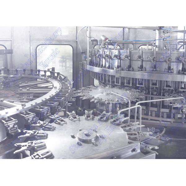 3 In 1 Carbonated Soft Drinks Beverage Filling Machine In Pet / Plastic Bottle