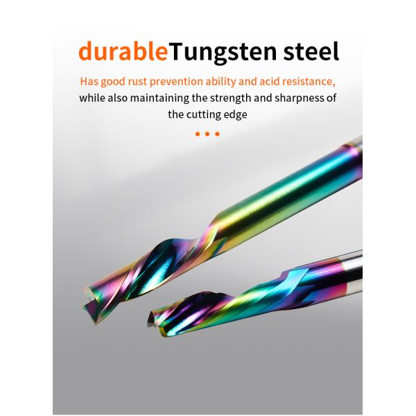 Wholesale Aluminum High Avoidance Tungsten Steel Single Slot CNC Milling Cutter Tungsten Steel Alloy