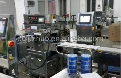Robust Box Packaging Conveyor Checkweigher Automatic Rejector Integrated System JZ-W3kg