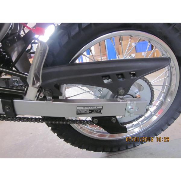 Single Cylinder Dirt Street Motorcycle 150cc Electric / Kick Starting System