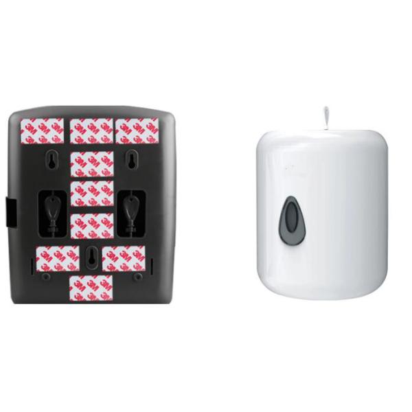 Centre Pull Jumbo Bath Tissue Dispenser Space Saving Press Button / Key Open