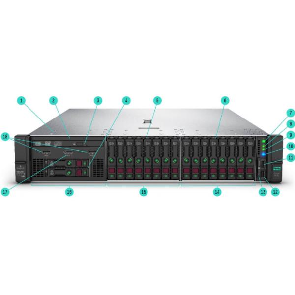 HPE ProLiant DL380 Gen10 2U Rack Server P19718-B21 P19719-B21 DDR4 64GB