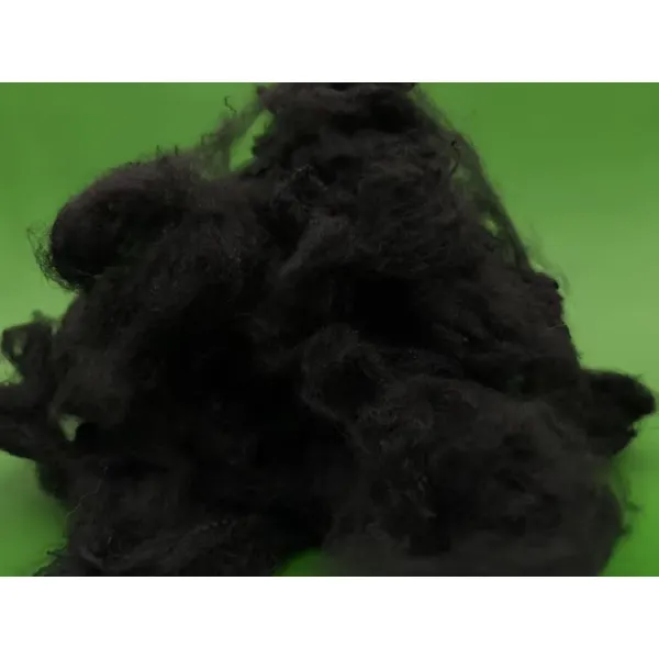 High Uniformity Black Virgin Polyester Fiber for Spinning