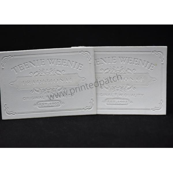 Personalized Leather Jean Patches Embossed Leather Garment Tags