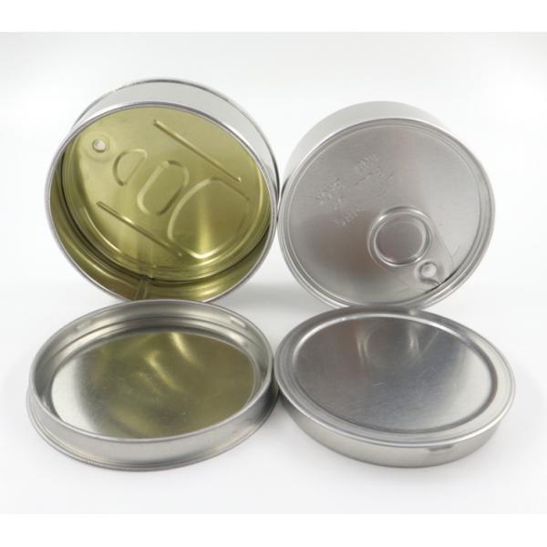 Standard Size Custom Tin Cans Ring Pull Easy Open 3.5g Metal Smartbud cans