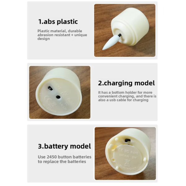 Flameless Electric Tea Lights with 200+ Hour Runtime and Remote Control