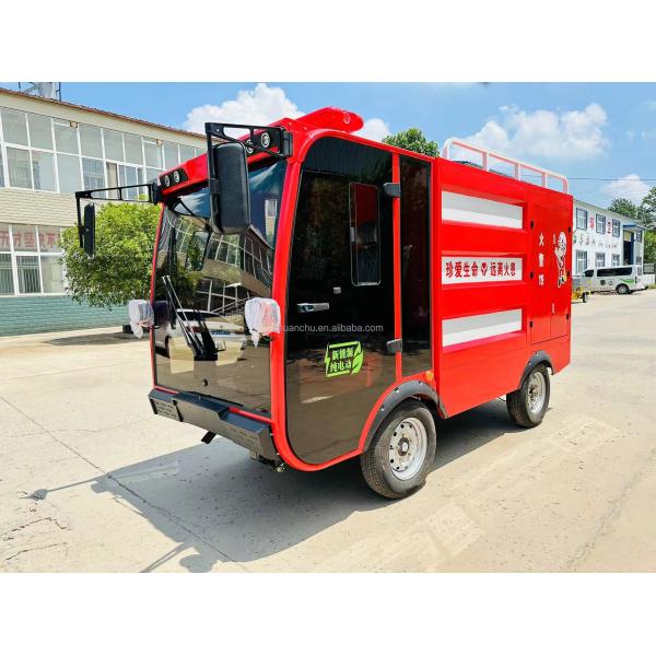 Electric Fire Truck Mini Fire Fighting Truck 2 Seats Fire Emergency Pure Electric
