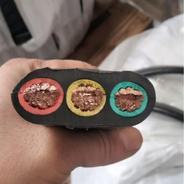 450/750V Flat Rubber Cable Stranded Pure Copper Conductor Customized Size