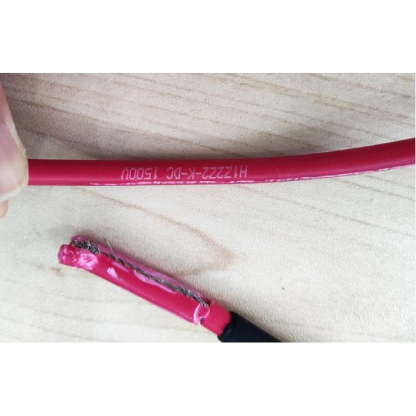 10mm Solar Panel PV Cable Wire Weather Resistant High Temperature Resistant