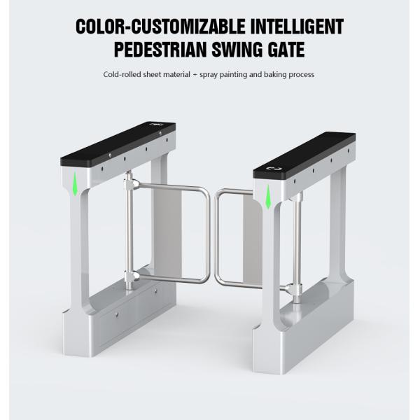 Fingerprint RFID Face Recognition Gate Half Height Turnstile