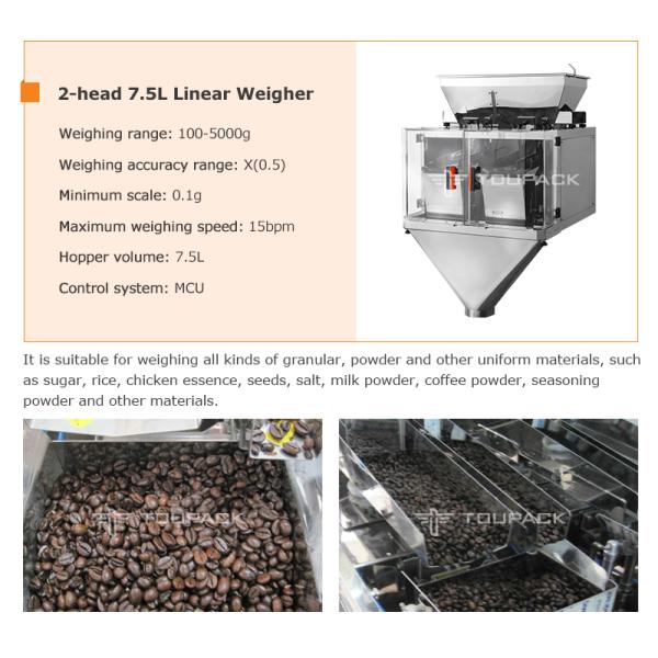 Vietnam Automatic Coffee Packaging System Doypack Roasted Coffee Bean Gusset Bag Ziplock Pouch Packing Machine With Date Printer