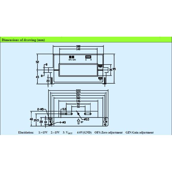 Hall Effect Split Core Type Current Transformer / Current Sensor Open Loop Device