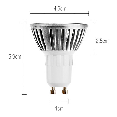 3W dimmable led spot light GU10 high brightness LED lighting AC85-265V