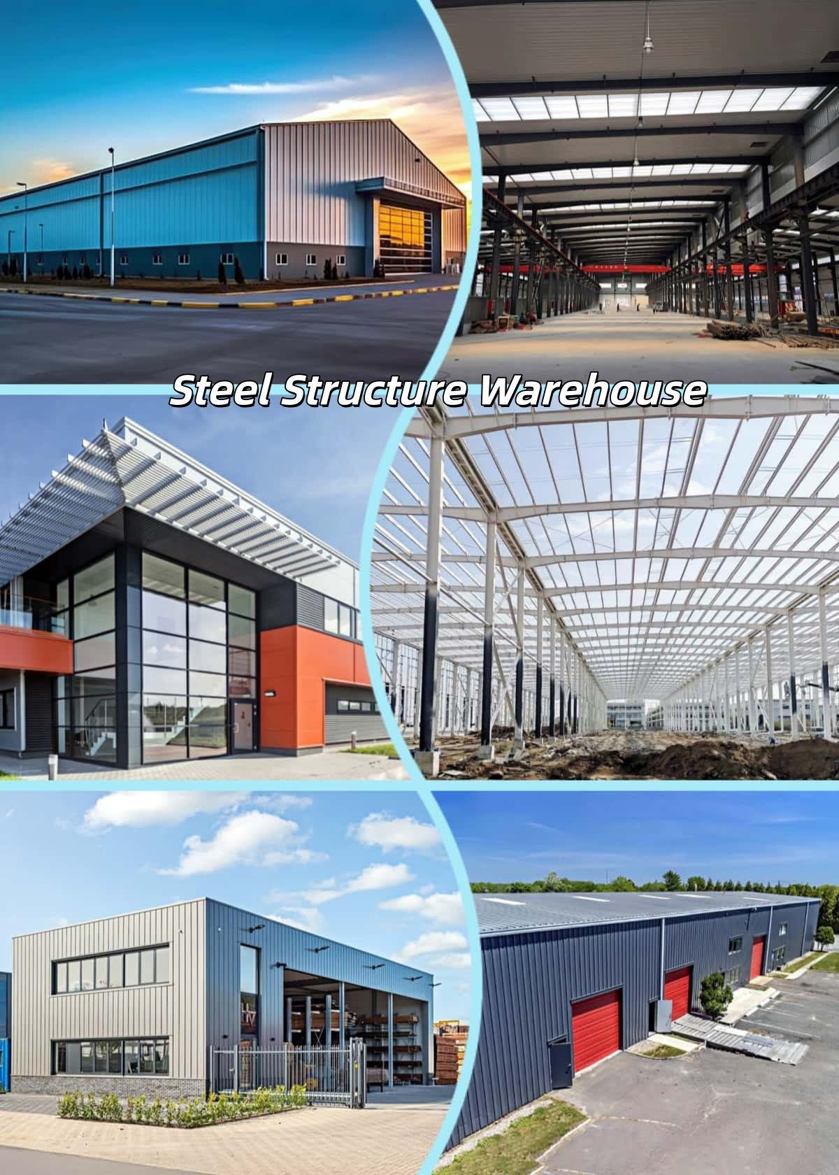 Custom Span & Eave Height Prefab Steel Structure Factory Workshop Construction