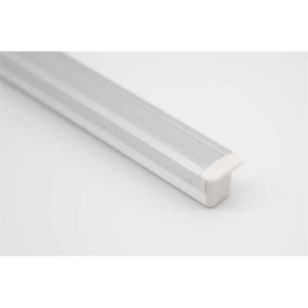 PMMA Cover LED Aluminum Profile Sound Insulation For Kitchen Cabinet 7.6X12mm