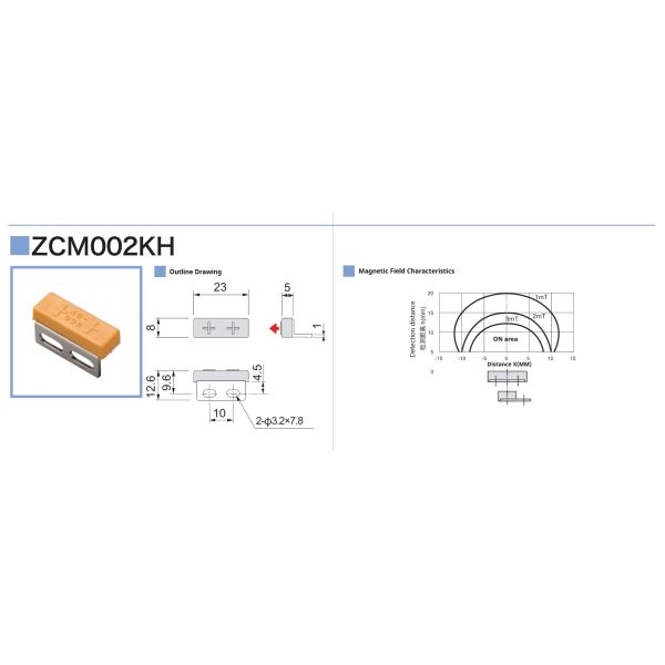 Makinopc Factory Original Mini Square Magnetic Proximity Sensor Magnets Ensure Reliable Detection