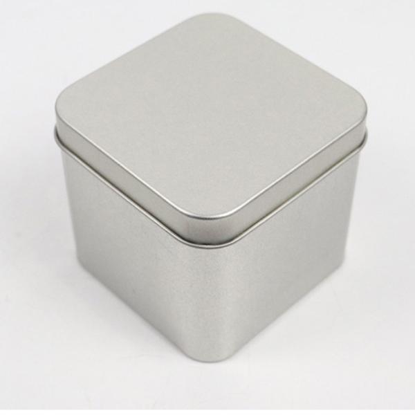 Eco Friendly Square Gift Tin Box Packaging For Cake