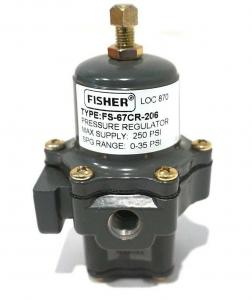 Buy cheap FS-67CR-206 Pressure Regulator SPG Range 0 - 35 PSI For Fisher Controls product