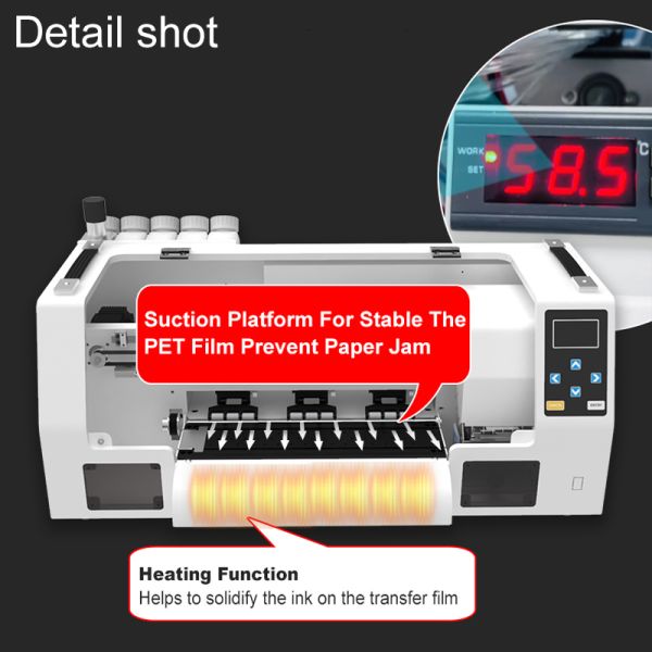 KECAI High Quality PET Transfer Film Machine Imprimante Dtf Professionnel A3 DTF Printer With XP600 Printhead